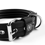 4cm Pin Buckle Collar | With Handle & Robust Hardware - Black