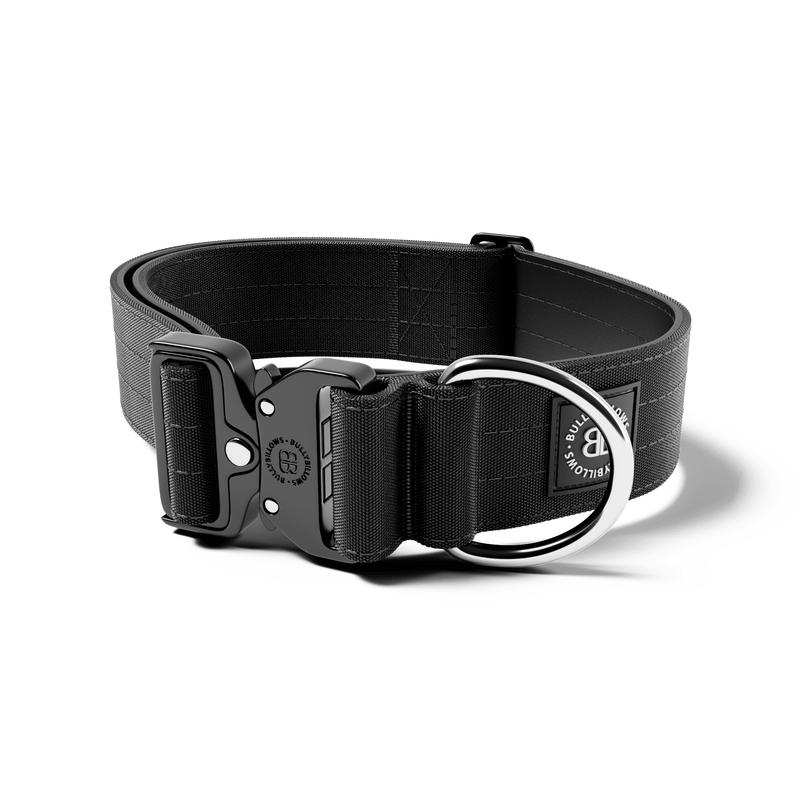 5cm Combat® Collar | NO Handle & Secure Clip - Black