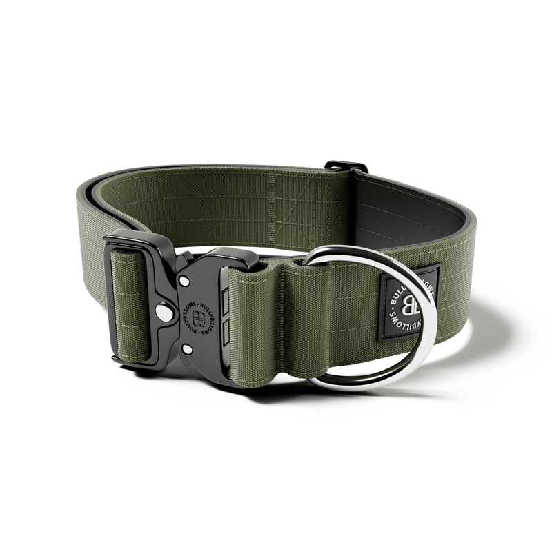 5cm Combat® Collar | NO Handle & Secure Clip - Khaki
