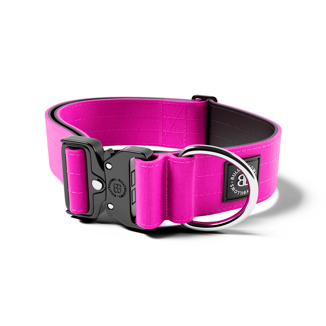 featured image of 5cm Combat® Collar | NO Handle & Secure Clip - Magenta