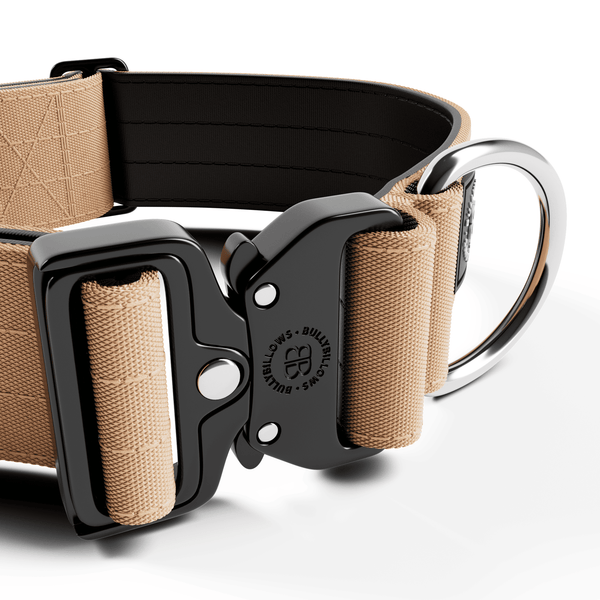 5cm Combat® Collar | NO Handle & Secure Clip - Tan