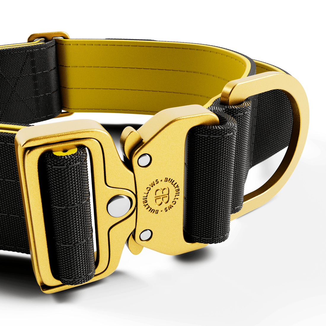 featured image of 5cm Lighter Combat® Collar | With Handle Secure Clip - Black x Yellow