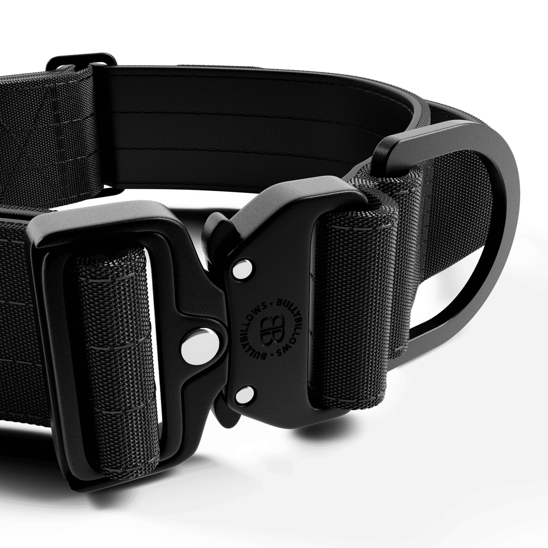 featured image of 5cm Lighter Combat® Collar | With Handle Secure Clip - Black x Black