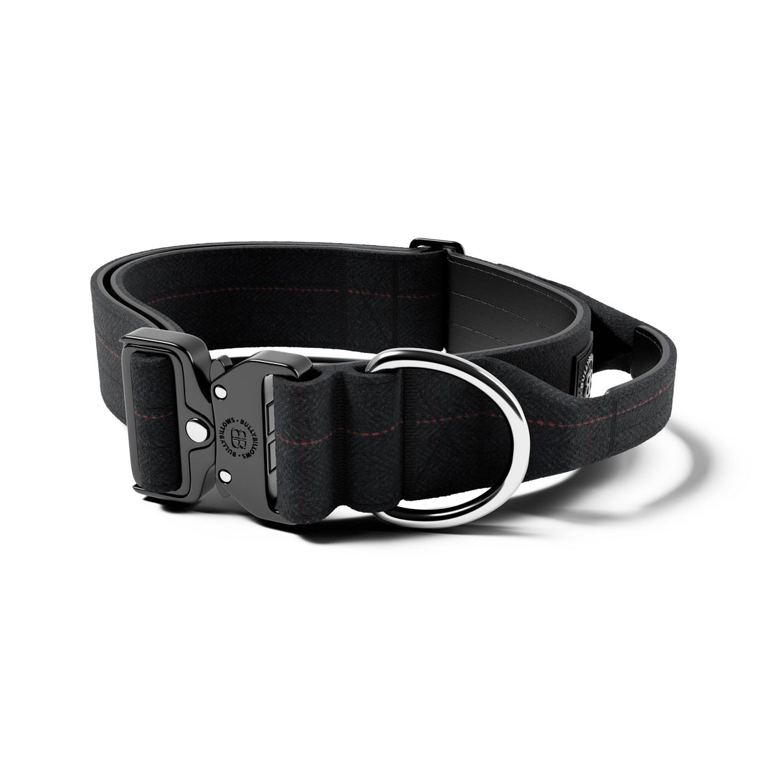 featured image of 5cm Tweed Combat® Collar | With Handle & Secure Clip - Charcoal Black