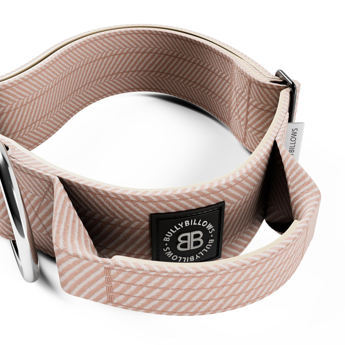 featured image of 5cm Herringbone Combat® Collar | With Handle & Secure Clip - Elegant Cream