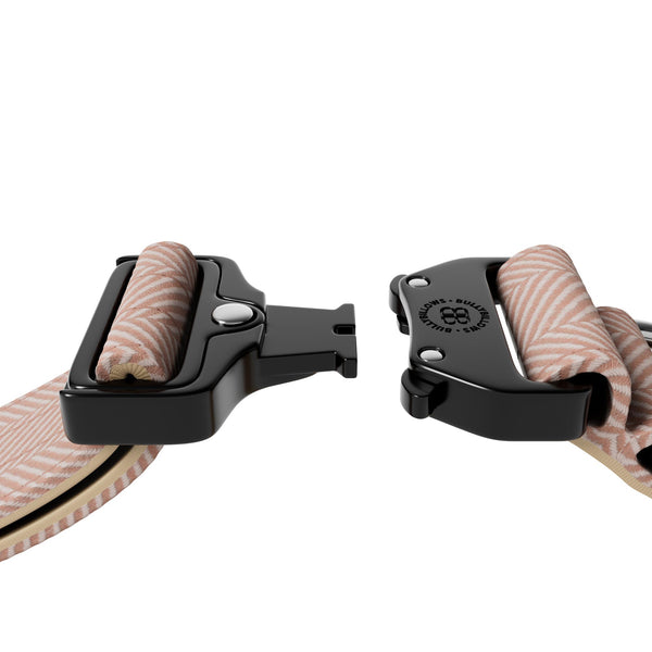 5cm Herringbone Combat® Collar | With Handle & Secure Clip - Elegant Cream