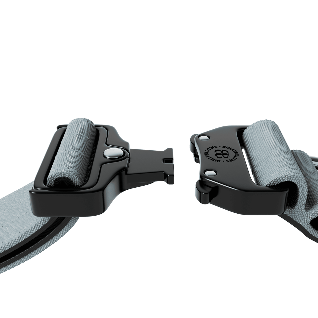 featured image of 4cm Combat® Collar | No Handle & Secured Clip - Metal Grey