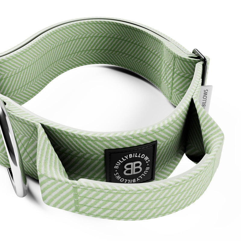 5cm Herringbone Combat® Collar | With Handle & Secure Clip - Mint Green