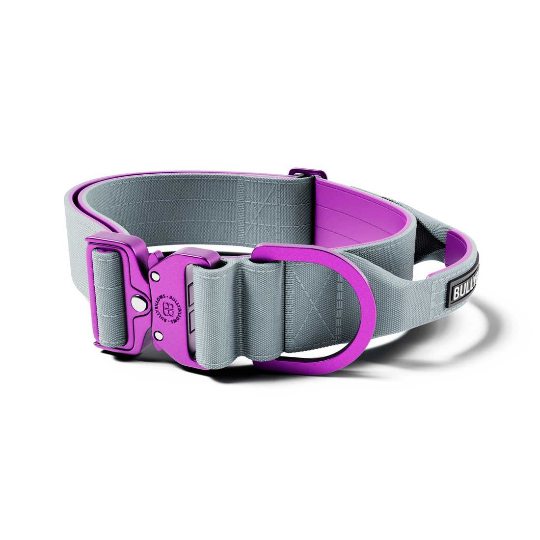 featured image of 5cm Lighter Combat® Collar | With Handle Secure Clip - Purple x Metal Grey