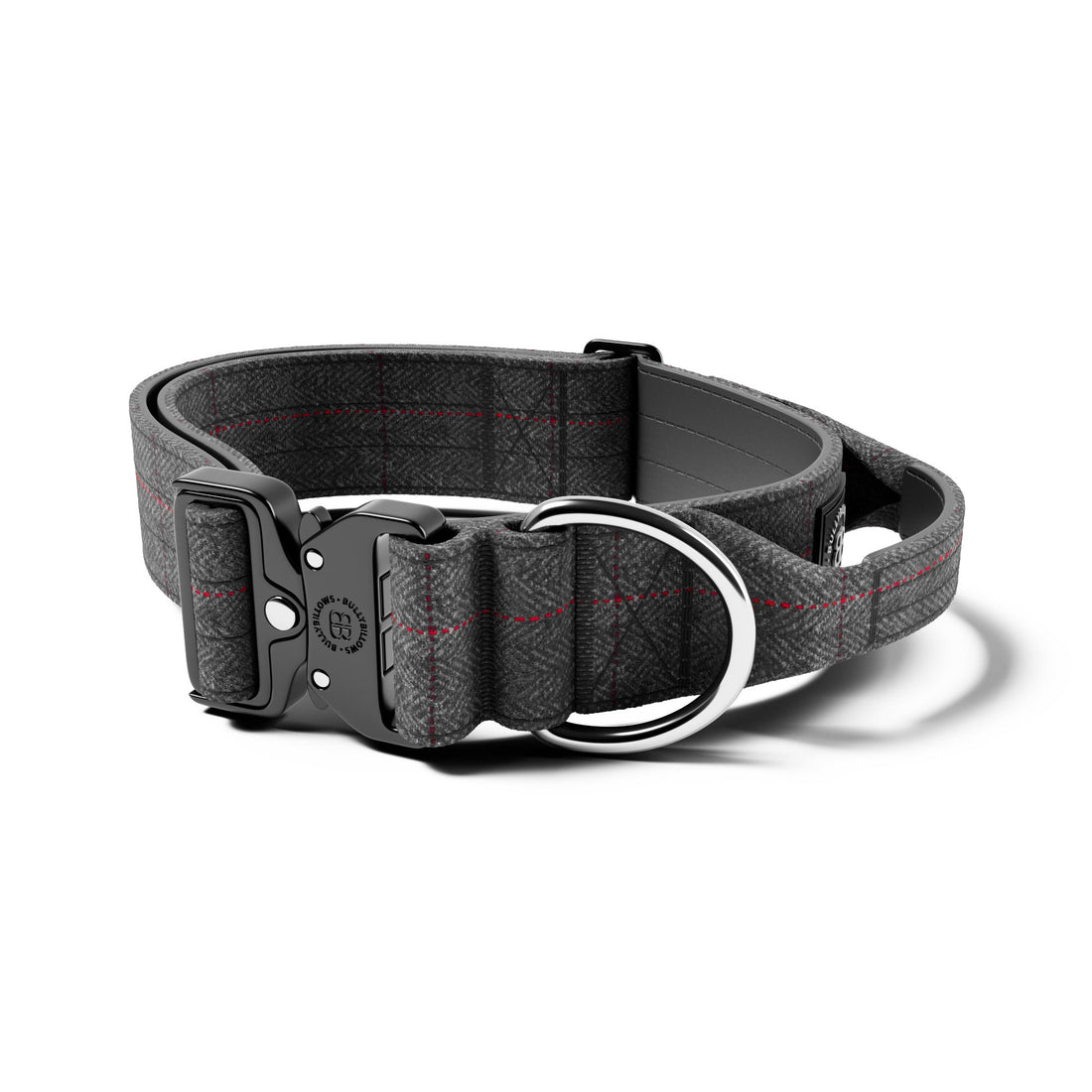 featured image of 5cm Tweed Combat® Collar | With Handle & Secure Clip - Stone Grey