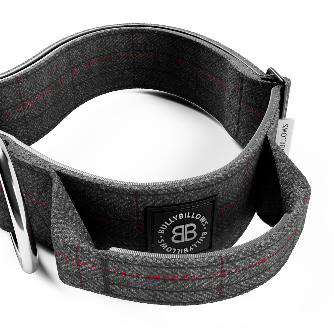 featured image of 5cm Tweed Combat® Collar | With Handle & Secure Clip - Stone Grey