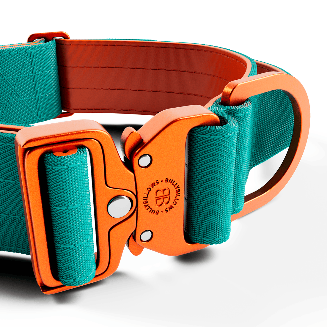 featured image of 5cm Lighter Combat® Collar | With Handle Secure Clip - Turquoise x Orange