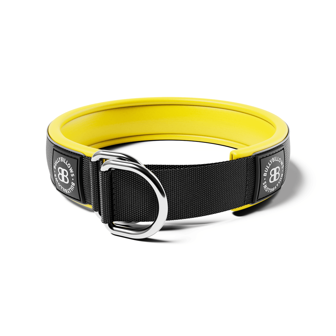 featured image of 5cm Slip on Collar | Foam Padded - Black x Yellow