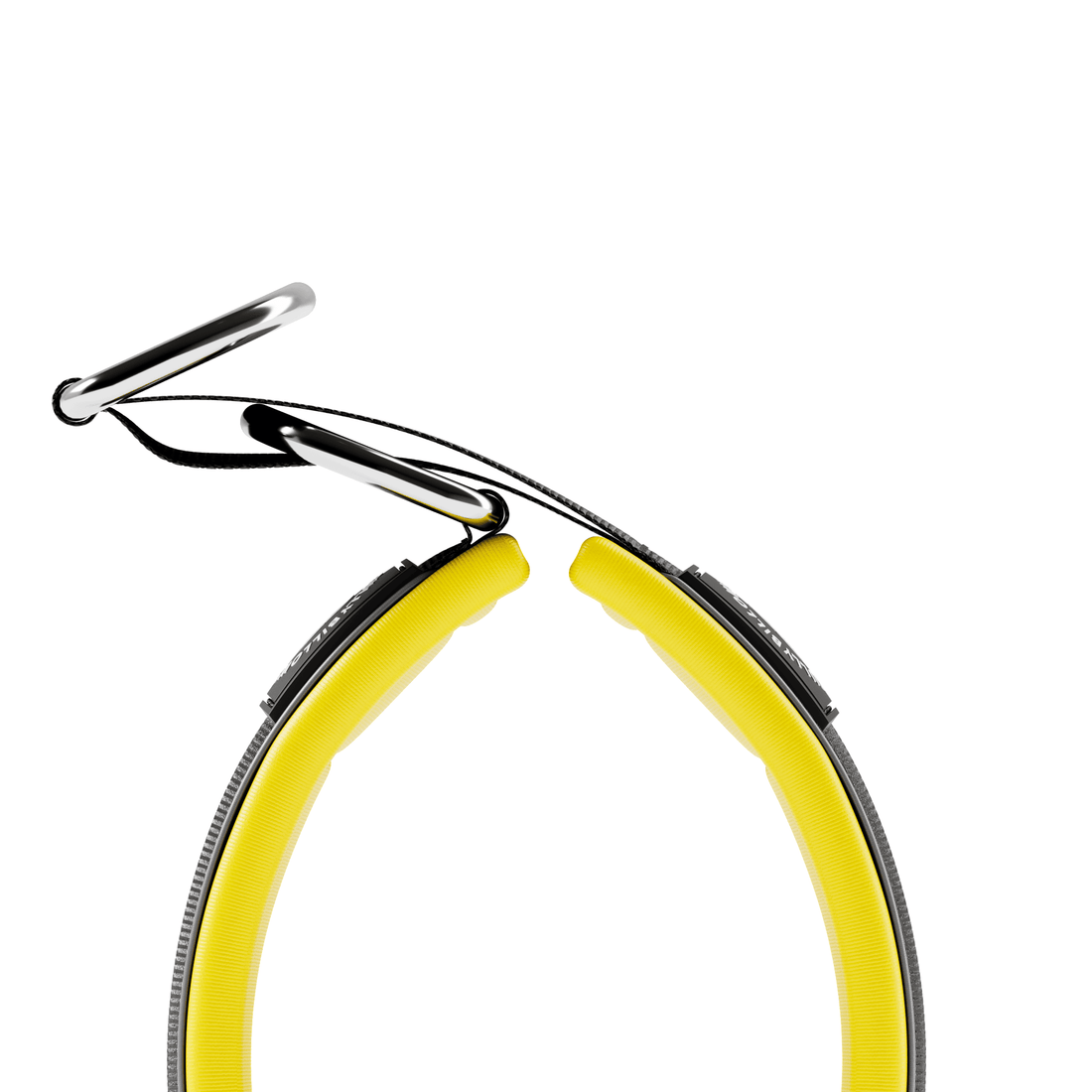 featured image of 4cm Slip on Collar | Foam Padded - Black x Yellow