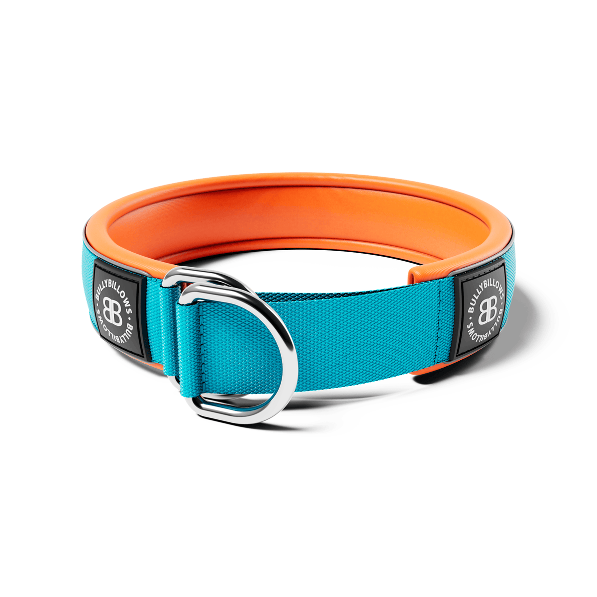 5cm Slip on Collar Foam Padded Light Blue x Orange