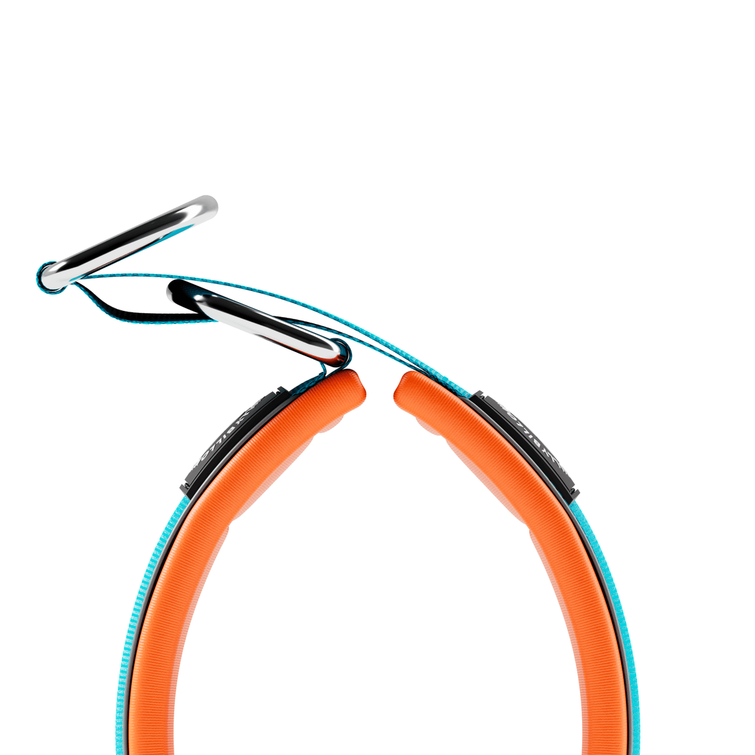 featured image of 5cm Slip on Collar | Foam Padded - Light Blue x Orange