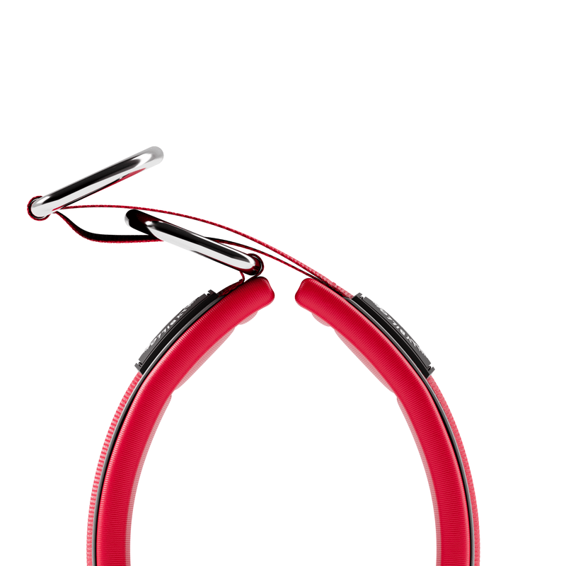 4cm Slip on Collar | Foam Padded - Red