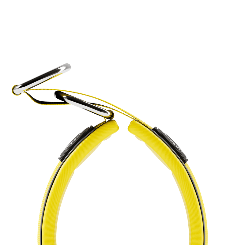 4cm Slip on Collar | Foam Padded - Yellow