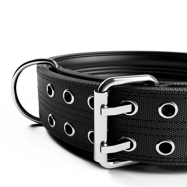 5cm Sporting collar With Handle Black