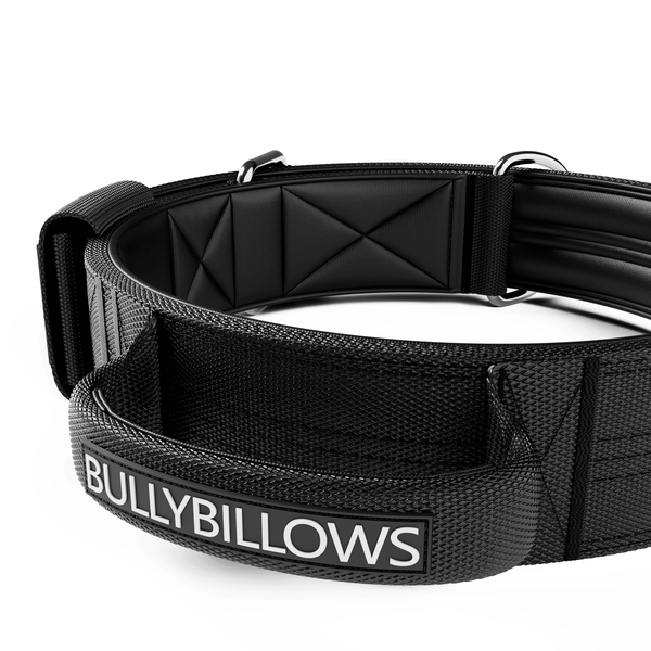 5cm Sporting collar With Handle Black