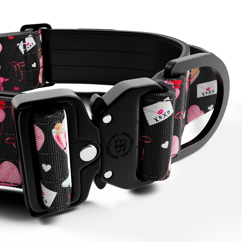 Power Love 5cm Collar and Lead Bundle - Black