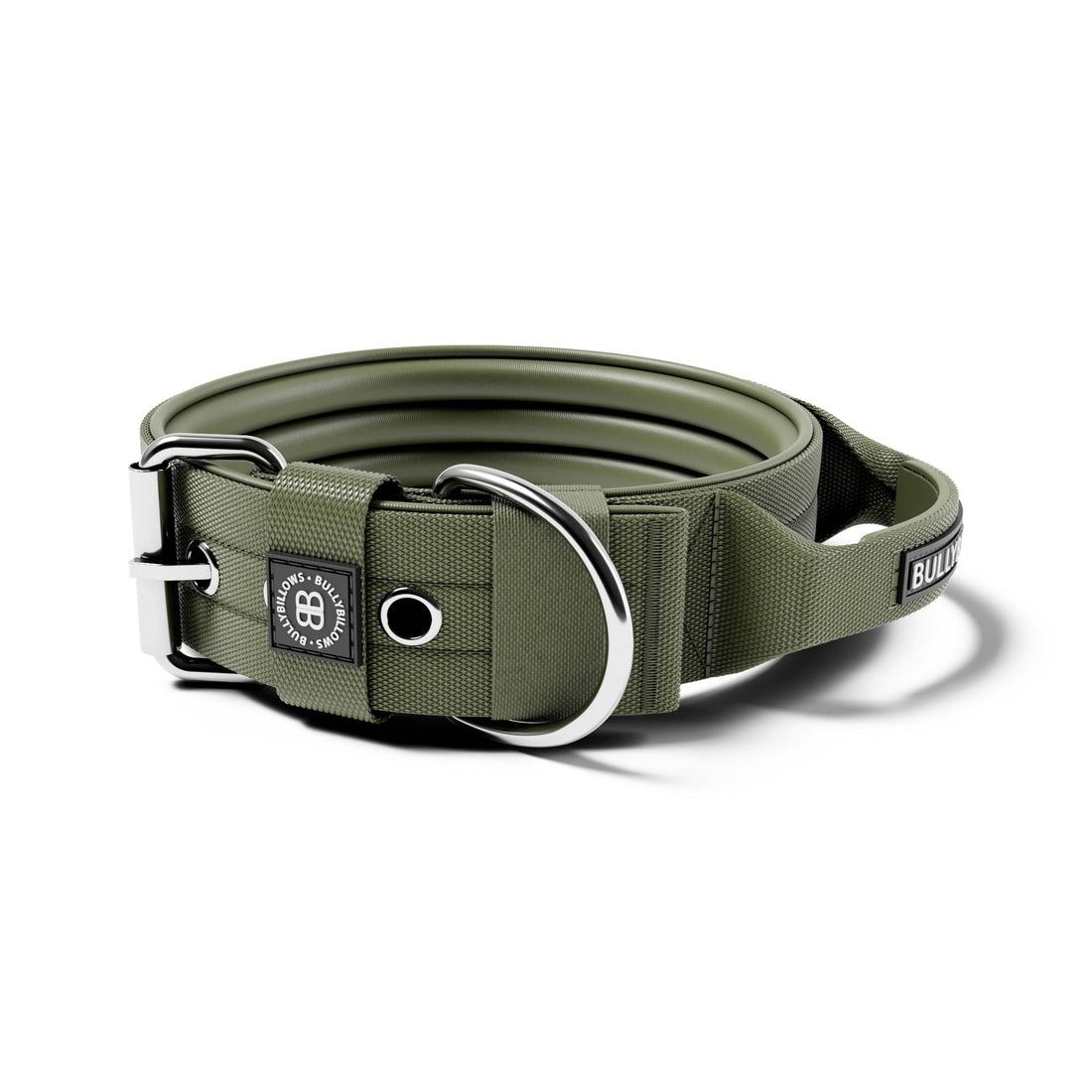featured image of 5cm Pin Buckle Collar | With Handle - Khaki