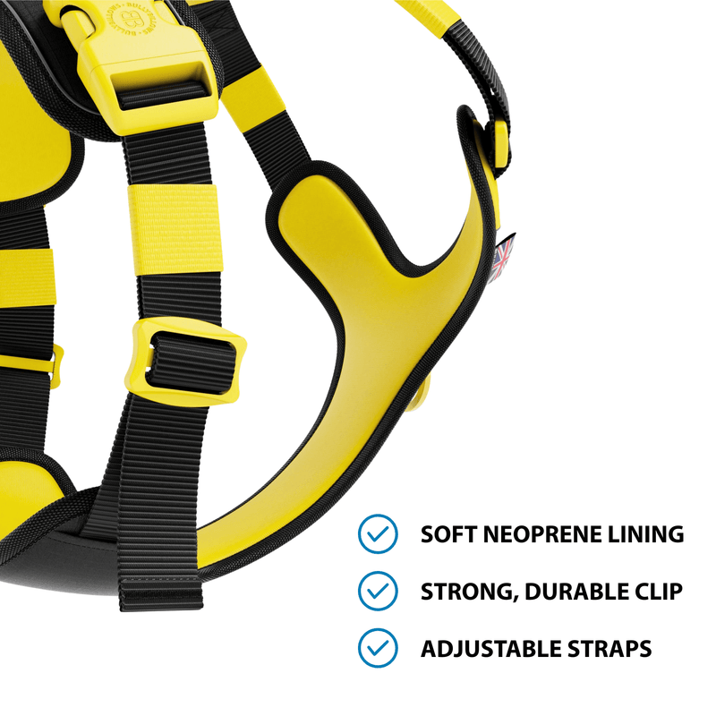 Anti Pull Hurricane Harness Lighter | With Handle - Black X Yellow