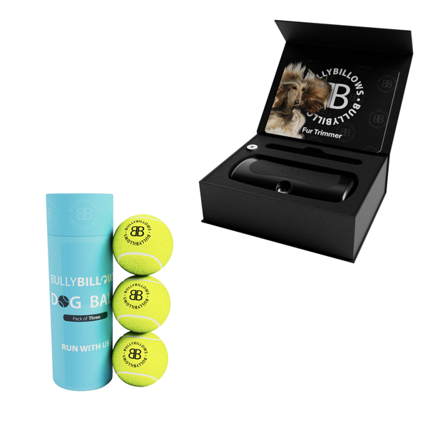 Grooming & Play Bundle - Deshedding Comb & Tennis Balls