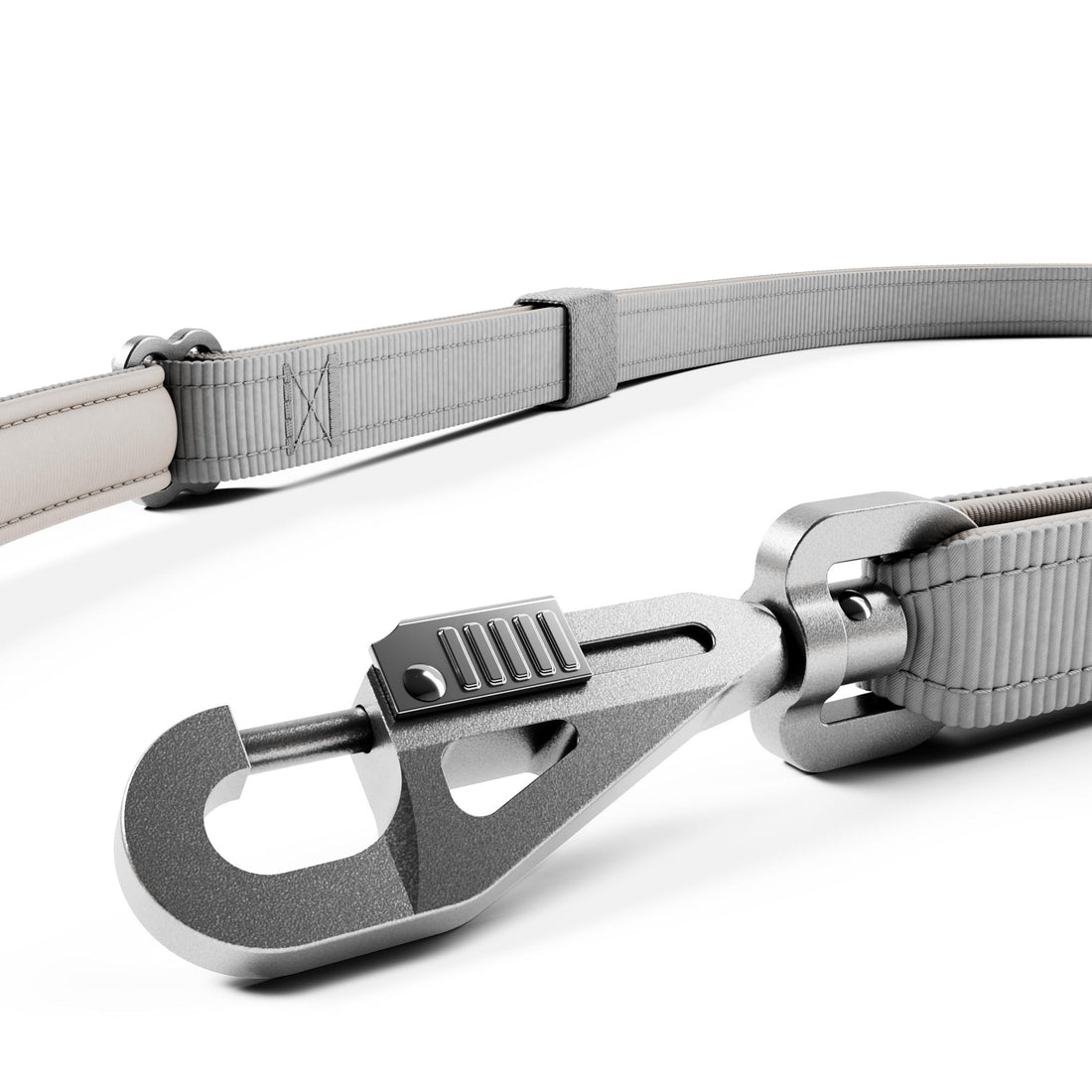 featured image of Adjustable Snap Hook Lead - Grey