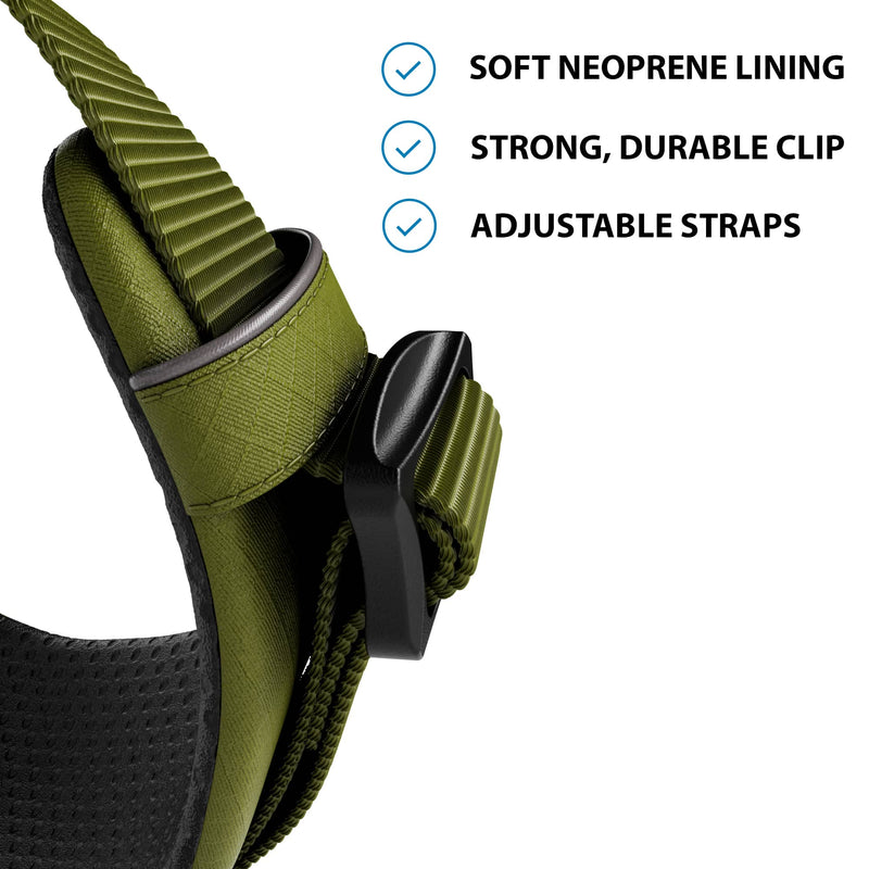 Air Harness | Anti-Pull & With Handle - Olive Green
