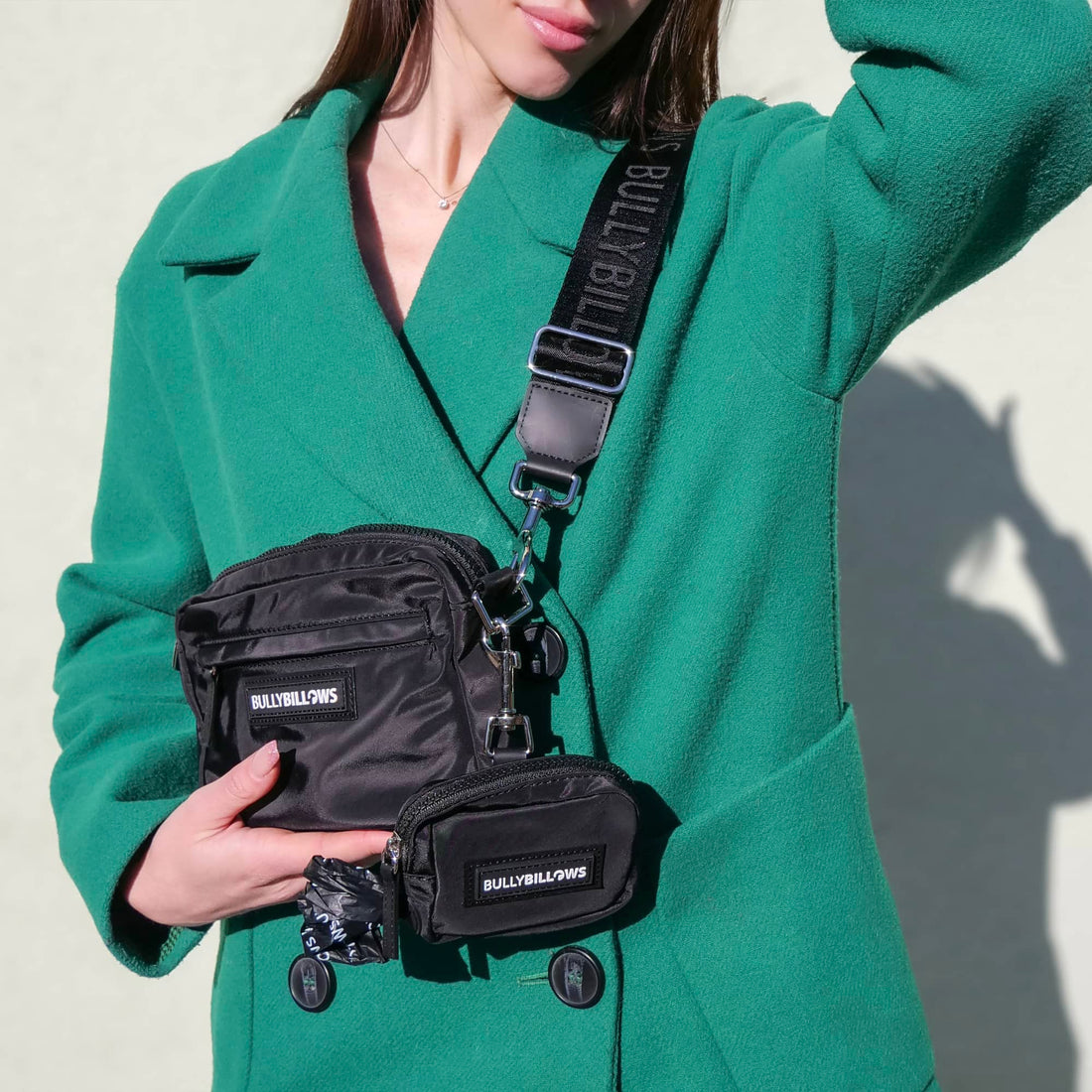 featured image of Unisex Human & Dog Walking Bag - Black