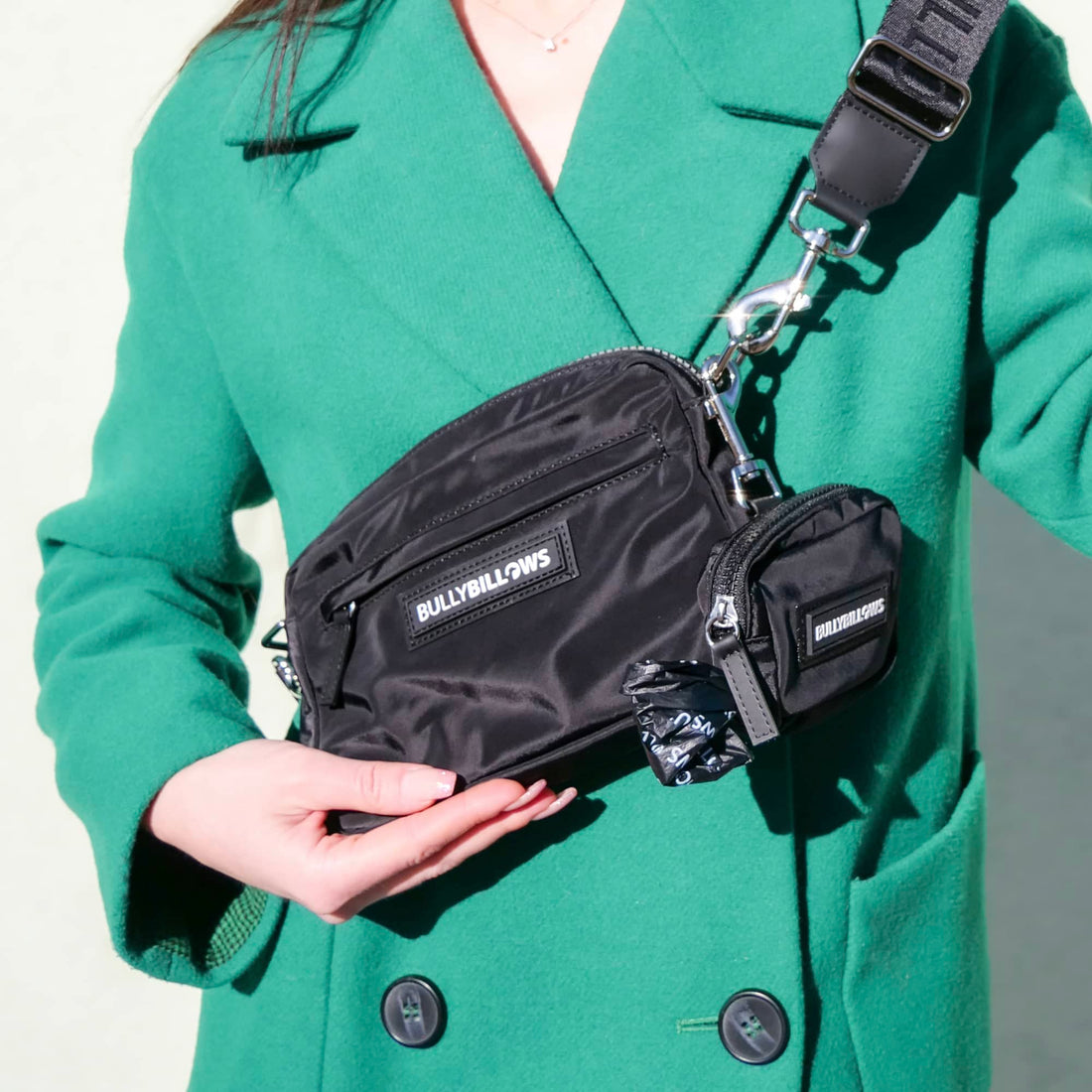 featured image of Unisex Human & Dog Walking Bag - Black