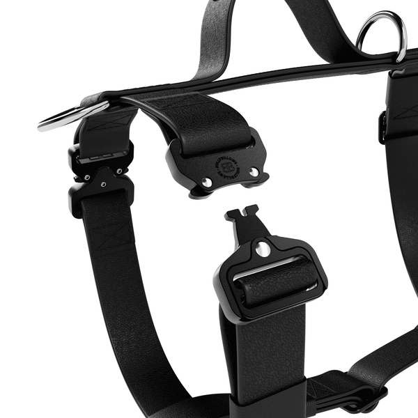 Billowthane® Training Anti Pull TRI-Harness® | M-XL Breeds - Black