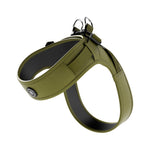 Boomerang Harness - Non Restrictive, Lightweight, Small - Medium Breeds - Olive Green