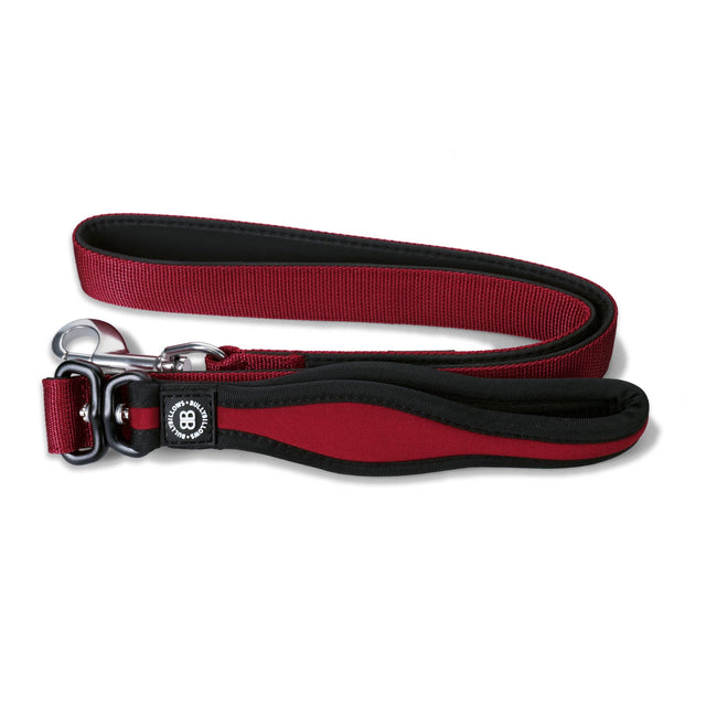 1.2m Snap Hook Clasp Lead | Burgundy