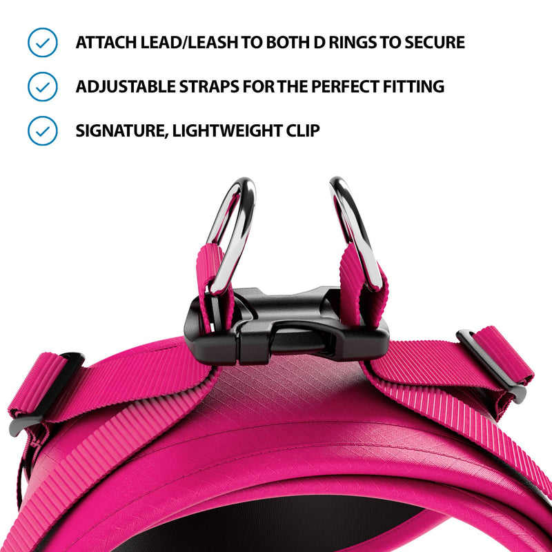 Boomerang Harness - XS-M Breeds - Carminerose