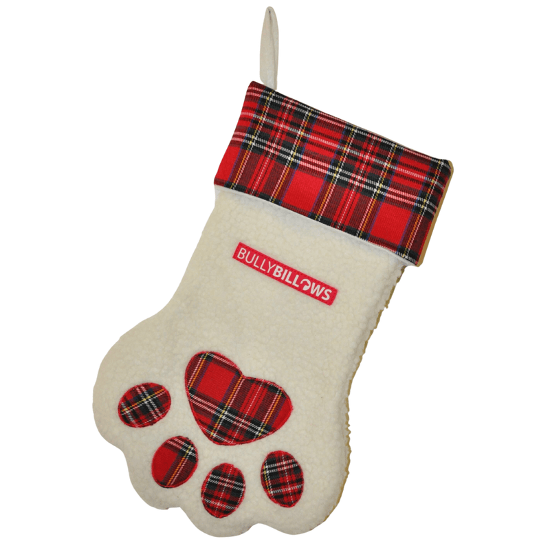 Paw Christmas Stocking With Natural Treats for Smaller Dogs