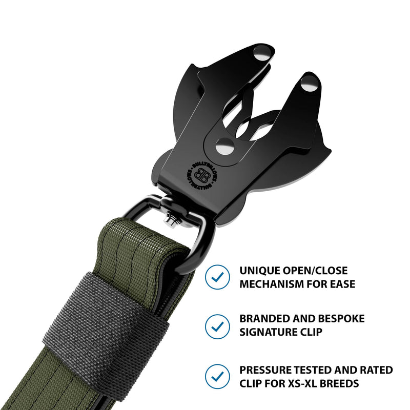 Adjustable Combat® Traffic Lead -  Khaki