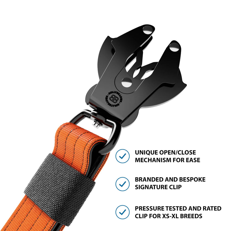 Adjustable Combat® Traffic Lead -  Orange