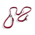 Double Ended Training Lead | All Breeds - Durable & Soft 2m Lead - Burgundy