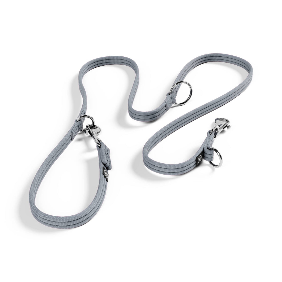 featured image of Double Ended Dog Lead | 2m Length -  Metal Grey