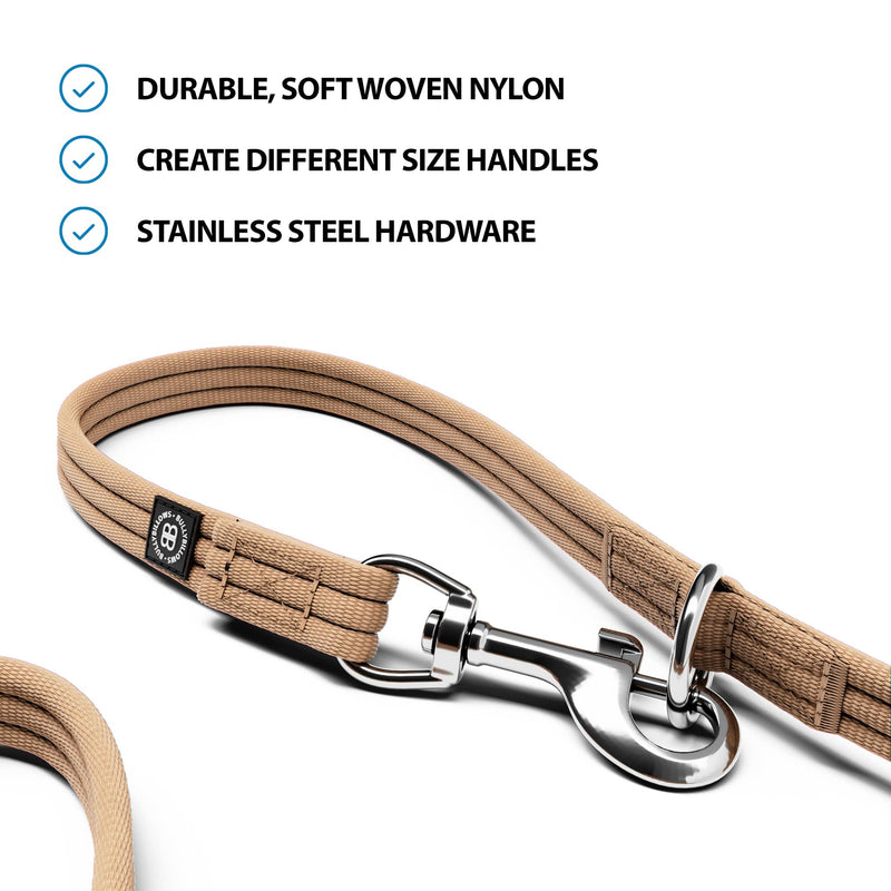 Training Double Ended Dog Lead | 2m Length -  Tan