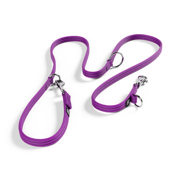Training Double Ended Dog Lead | 2m Length -  Purple