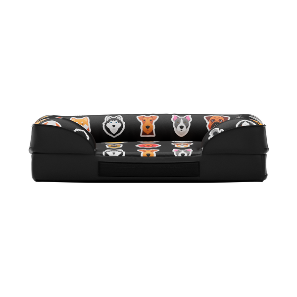 Luxury Dog Bed - Black Edition | Add your dogs name