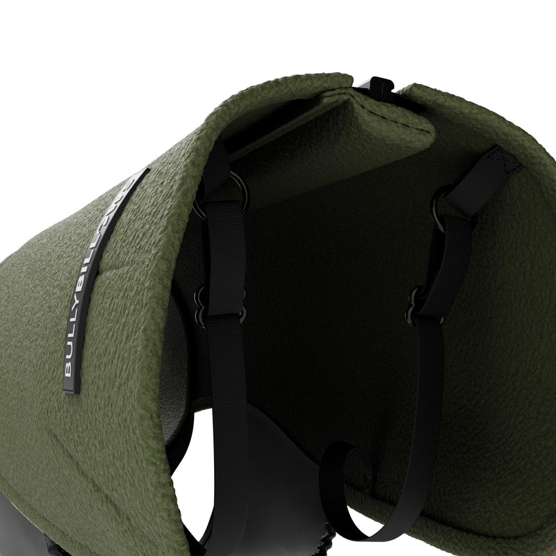 Dog Fleece With Zip - Khaki