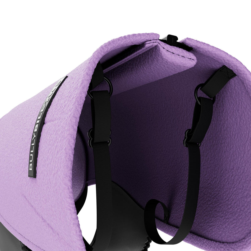 Dog Fleece With Zip - Lavender