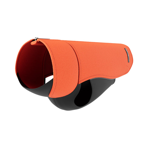 Dog Fleece With Zip - Orange