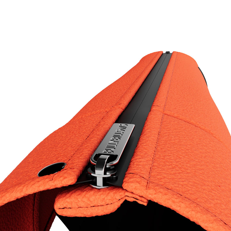 Dog Fleece With Zip - Orange