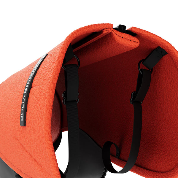 Dog Fleece With Zip - Orange