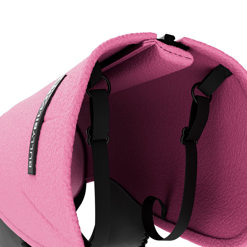 Dog Fleece With Zip - Pink